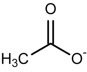 acetate-anion